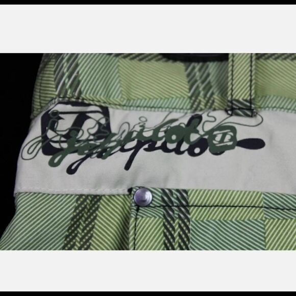 JETPILOT
Board Shorts WOMENS GREEN PLAID  SIZE 7 NWOT - Picture 5 of 7